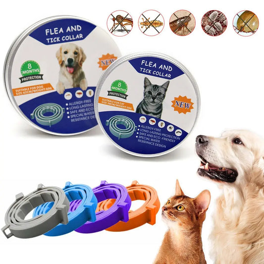 Pet Collar Silicone Adjustable Dogs And Cats Collar Protection Anti-mosquitoes Insect Repellent Pet Supplies - YOUYA PET