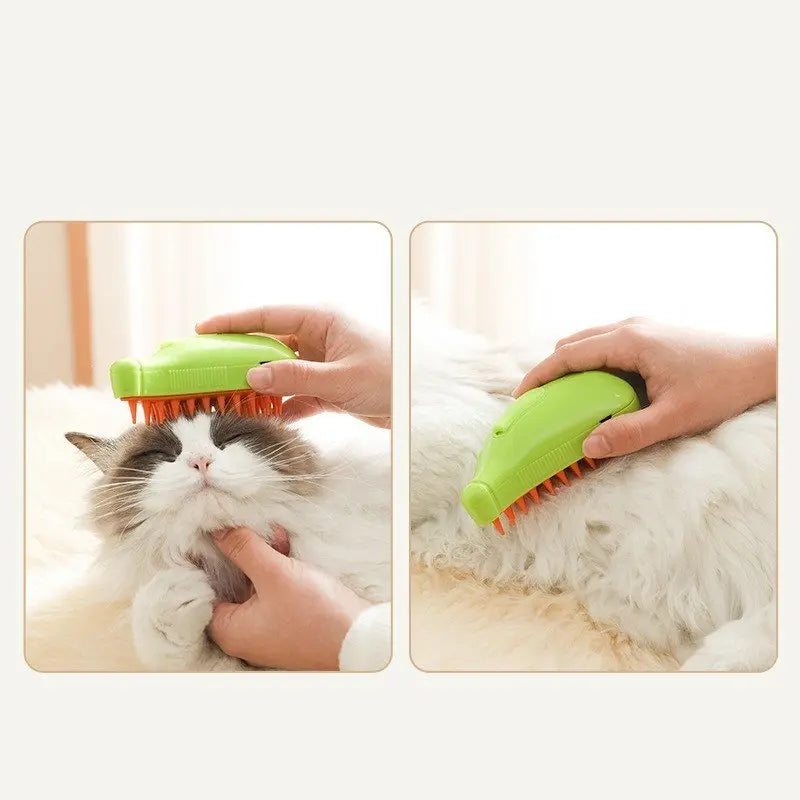 3 In 1 Pet Steam Brush For Cat And Dog - YOUYA PET