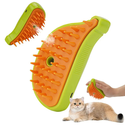 3 In 1 Pet Steam Brush For Cat And Dog - YOUYA PET