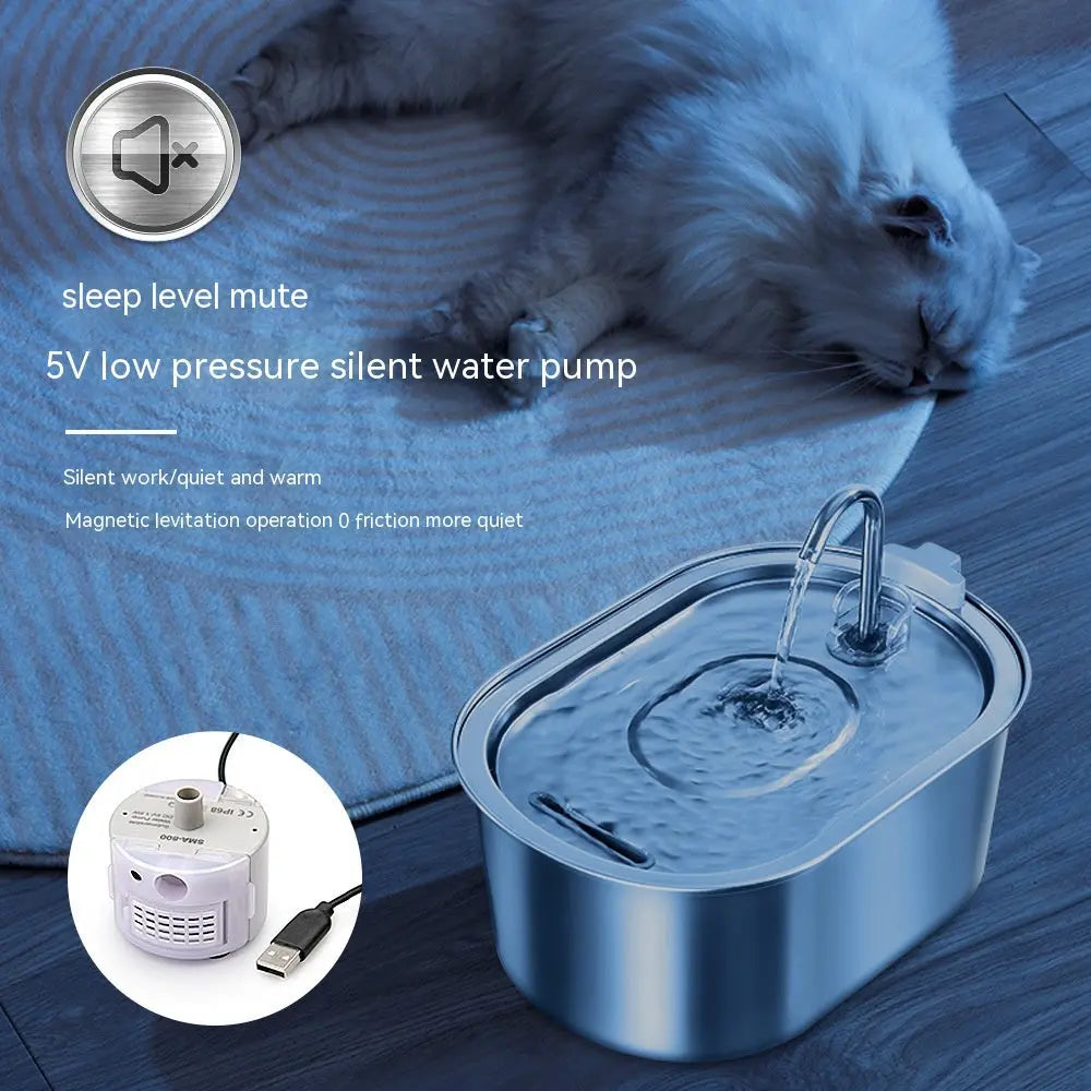 Stainless Steel Pet Water Dispenser - YOUYA PET