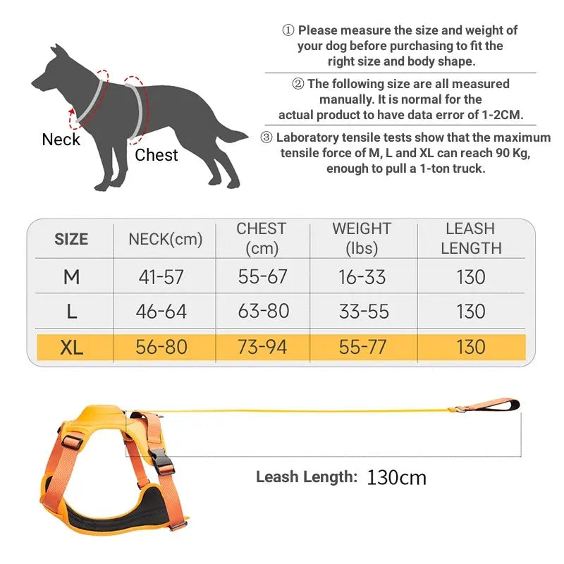 2-in-1 Dog Harness Built-In - YOUYA PET