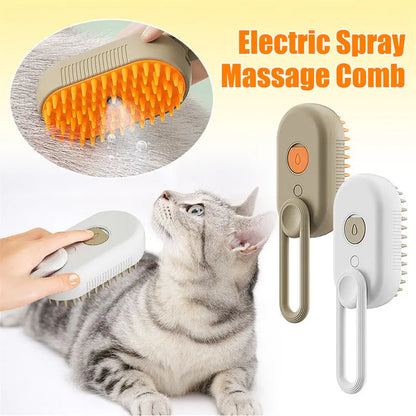 Steam Brush For Cat And Dog 3 In 1 Electric For Massage - YOUYA PET