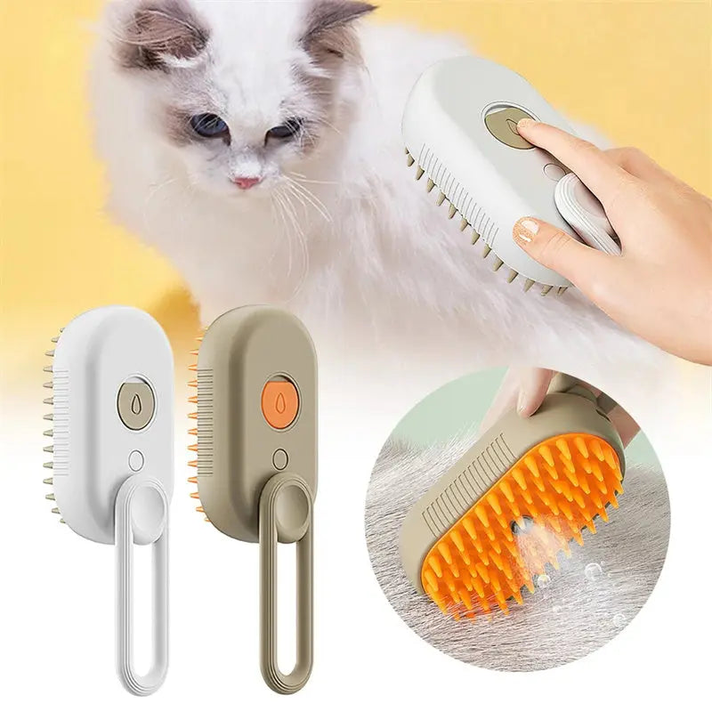 Steam Brush For Cat And Dog 3 In 1 Electric For Massage - YOUYA PET