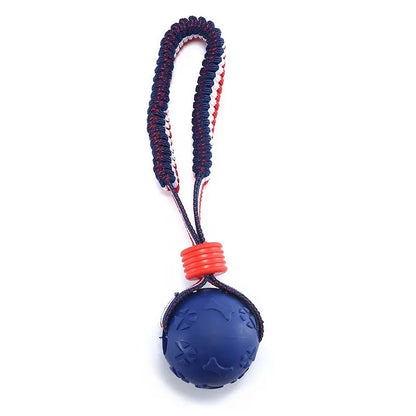 Interactive Dog Toy Ball Interactive Teether With Rope Dog Ball Pet Supplies Chewing Ball Training For Living Room Lake Beach Pets Products - YOUYA PET