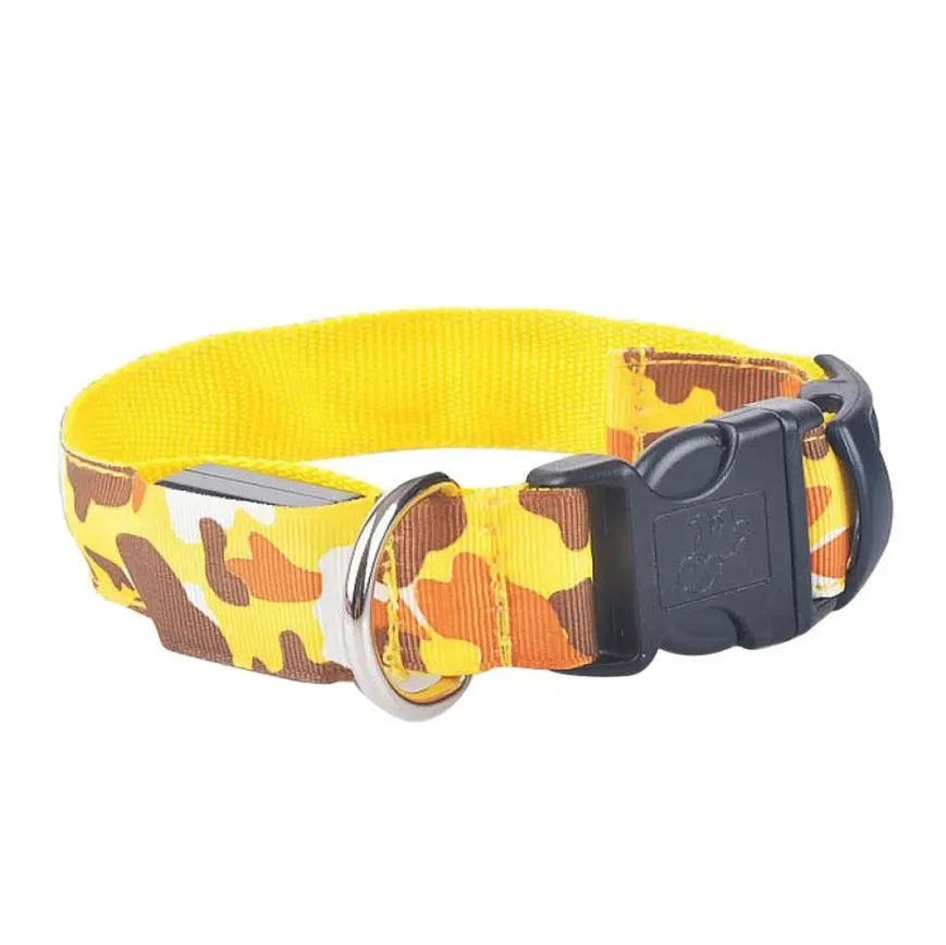 Camouflage pet supplies luminous dog collar - YOUYA PET