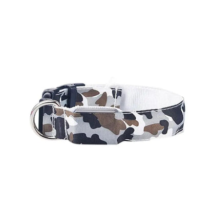 Camouflage pet supplies luminous dog collar - YOUYA PET