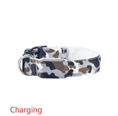 Camouflage pet supplies luminous dog collar - YOUYA PET