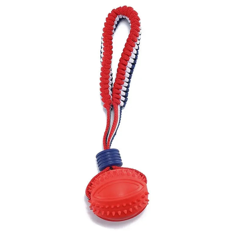 Interactive Dog Toy Ball Interactive Teether With Rope Dog Ball Pet Supplies Chewing Ball Training For Living Room Lake Beach Pets Products - YOUYA PET