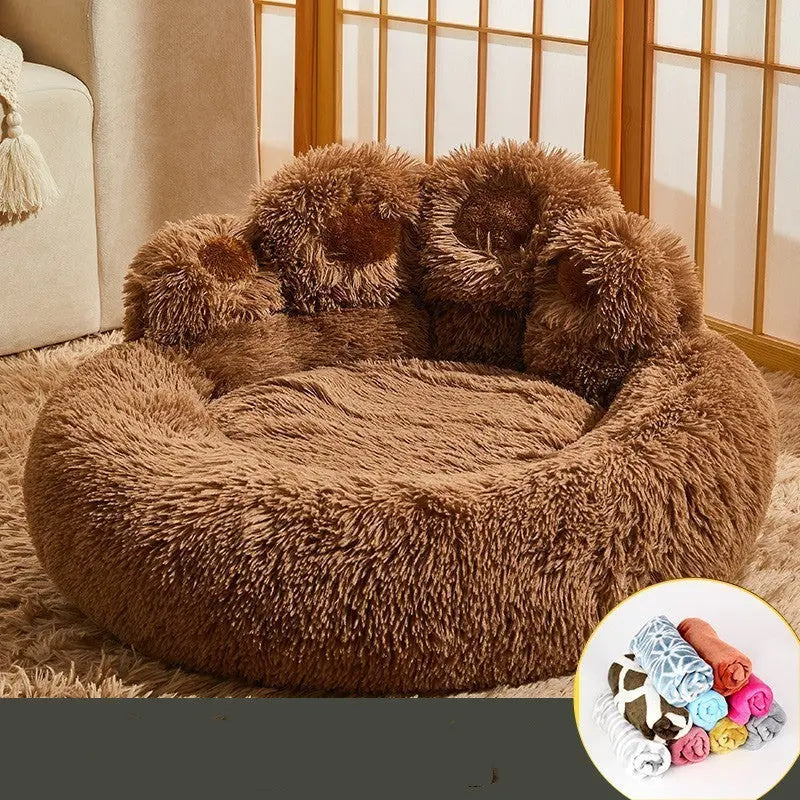 Kennel Warm Medium Large Dog Corgi Golden Retriever Bed Fleece-lined Sofa Mattress - YOUYA PET