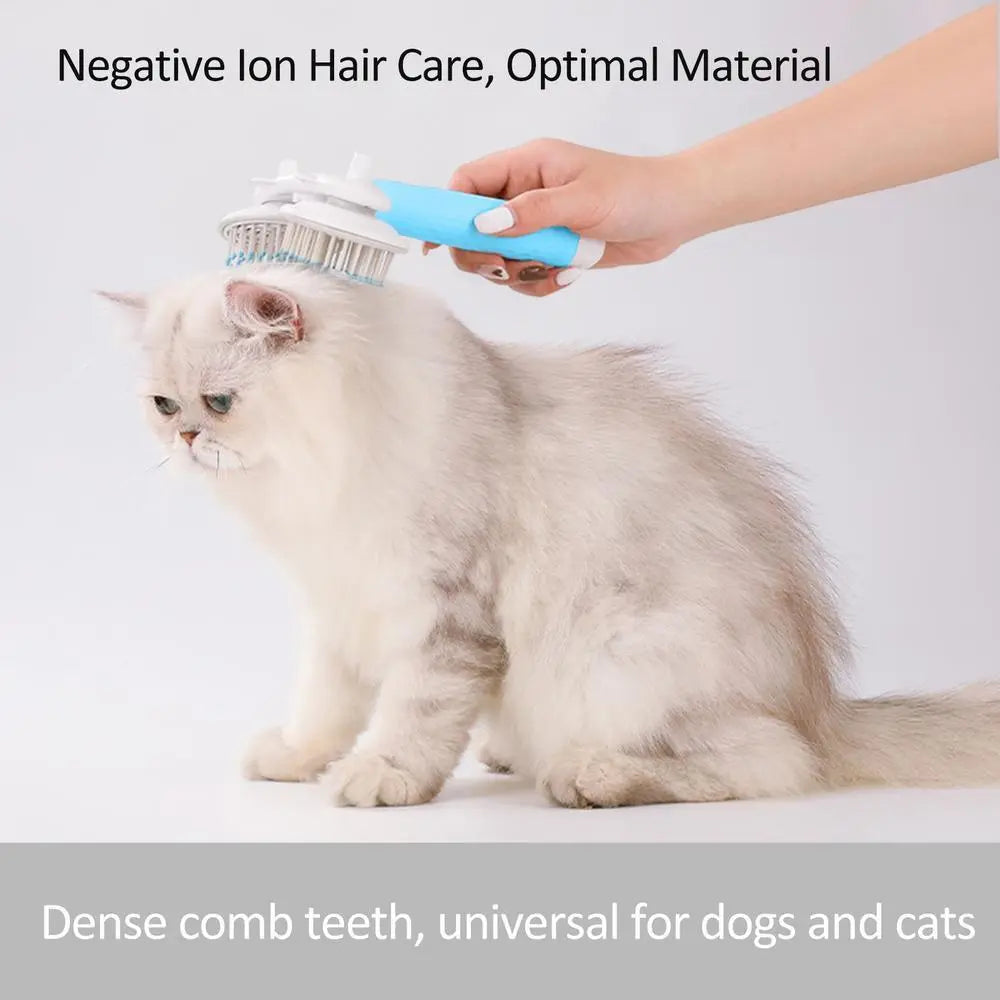 Pamper Brush Double headed ( Blue Light For Sterilisation) - YOUYA PET