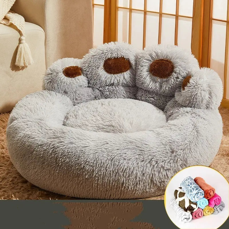 Kennel Warm Medium Large Dog Corgi Golden Retriever Bed Fleece-lined Sofa Mattress - YOUYA PET